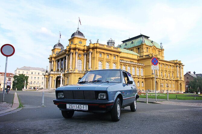 4-hour Private Zagreb & the Mountain Tour in a Yugo car - Upper Town stop-by-stop: cathedral, colorful roof church, and the noon cannon