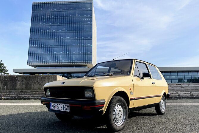Back to Yugoslavia Private City Tour in Old-Timer Yugo Car - Gorica open-air market and the abandoned dishes factory