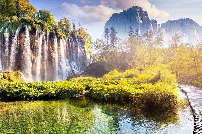 Guided transfer from Zagreb to Split with Plitvice Lakes stop - Boat, cruise, and the electric train: saving your legs on big days