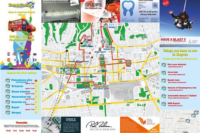 Hop On Hop Off Panoramic bus - Zagreb City Tour - Stop-by-stop: what you’ll see on the Zagreb highlights route