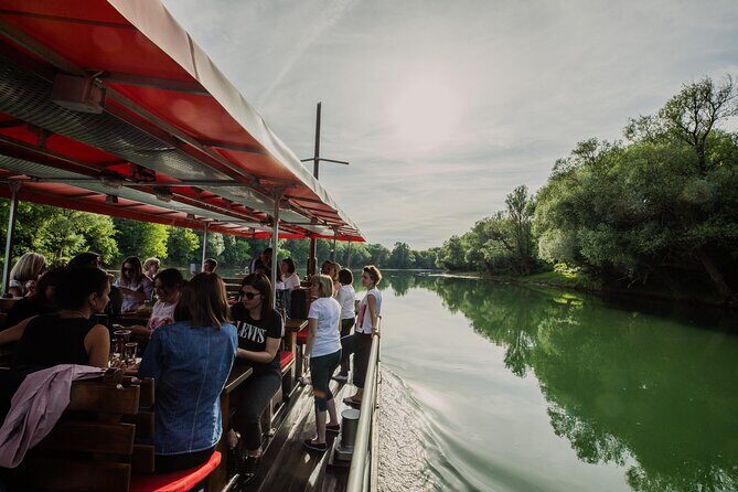 Kupa River Cruise in the Traditional Žitna lađa boat in Karlovac - Gliding the Kupa River on the Traditional Žitna lađa Boat
