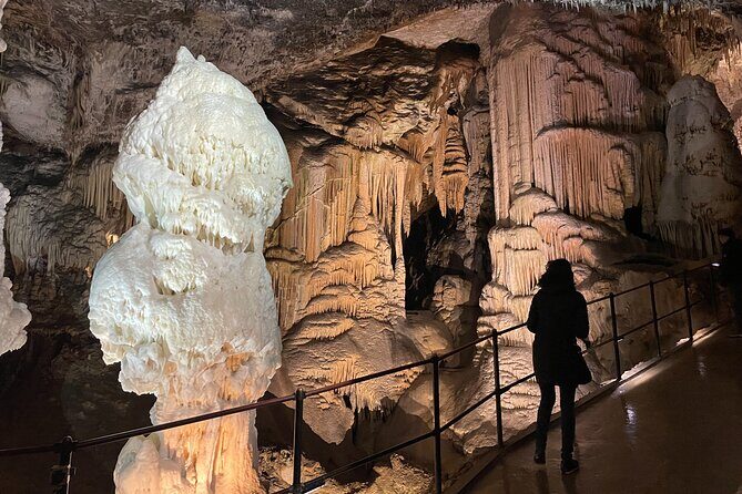 Ljubljana, Postojna Cave&Predjama Castle with Tickets from Zagreb - Postojna Cave: tunnels, stalactites, and a train that does the heavy lifting