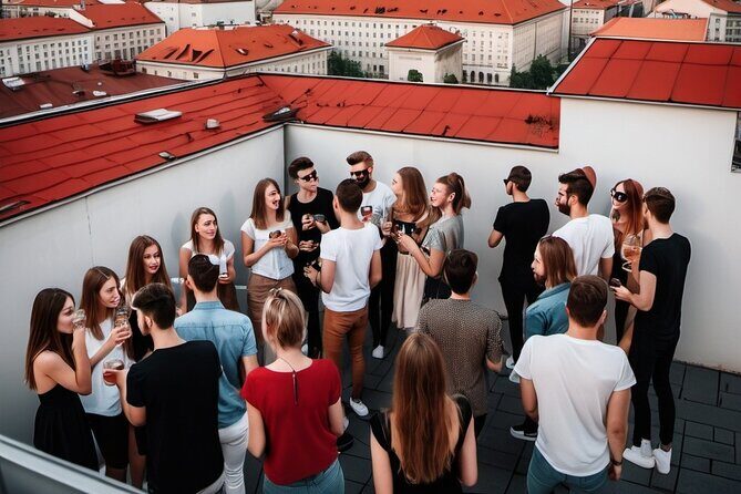 Rooftop BBQ Mingle - Zagreb at Night, Built for Mingling